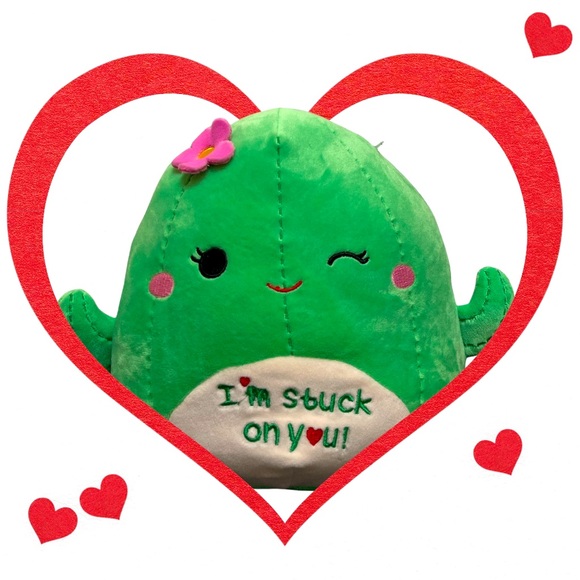 MARITZA 24” JUMBO CACTUS SQUISHMALLOW VALENTINE 🌵 - Picture 2 of 6